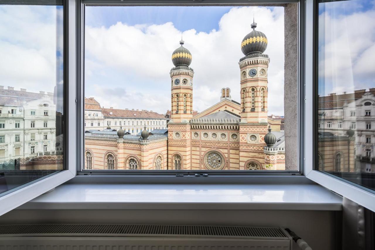 Breathless Panorama Synagogue Elegant Attic Free Parking Reservation Needed Будапеща Екстериор снимка
