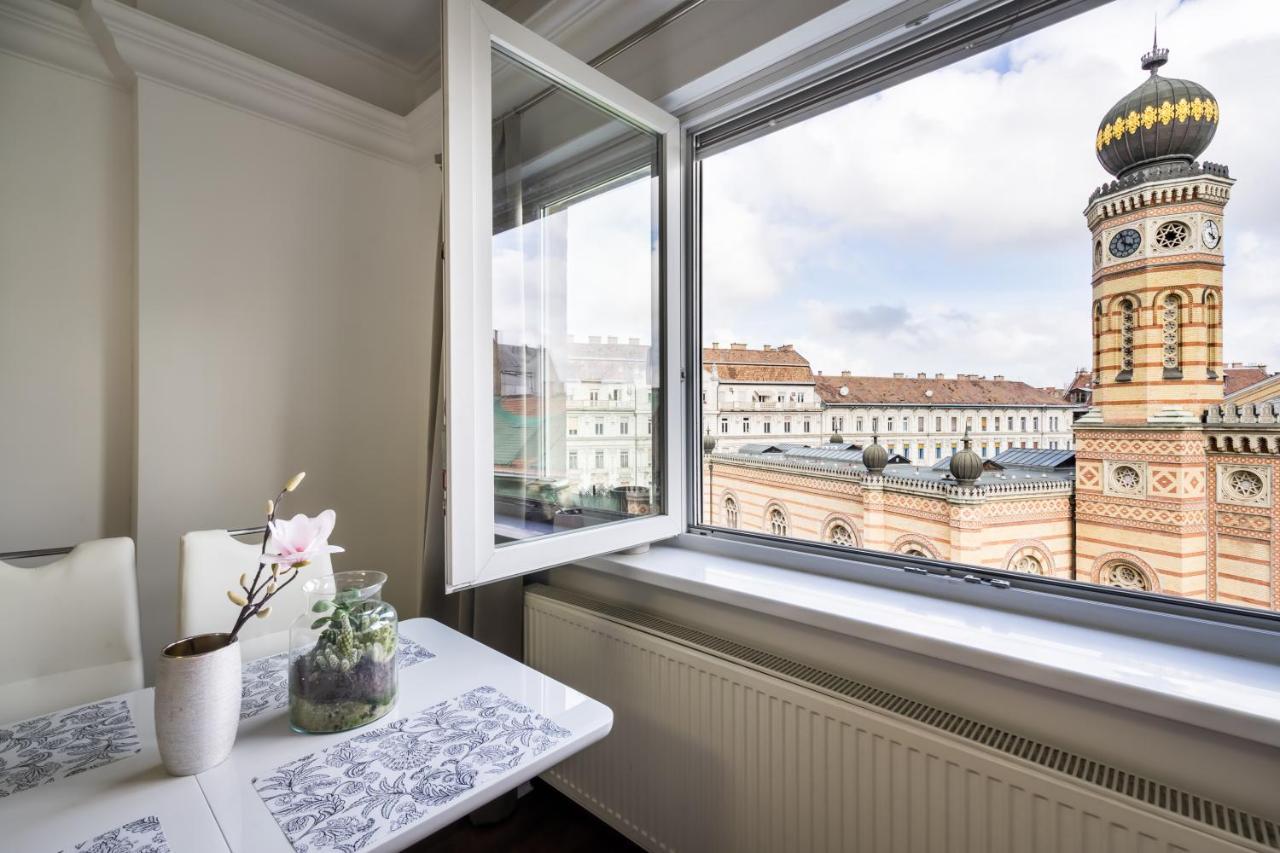 Breathless Panorama Synagogue Elegant Attic Free Parking Reservation Needed Будапеща Екстериор снимка